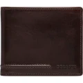 Cellini Men's Viper RFID Blocking Double Leather Wallet Brown MH209